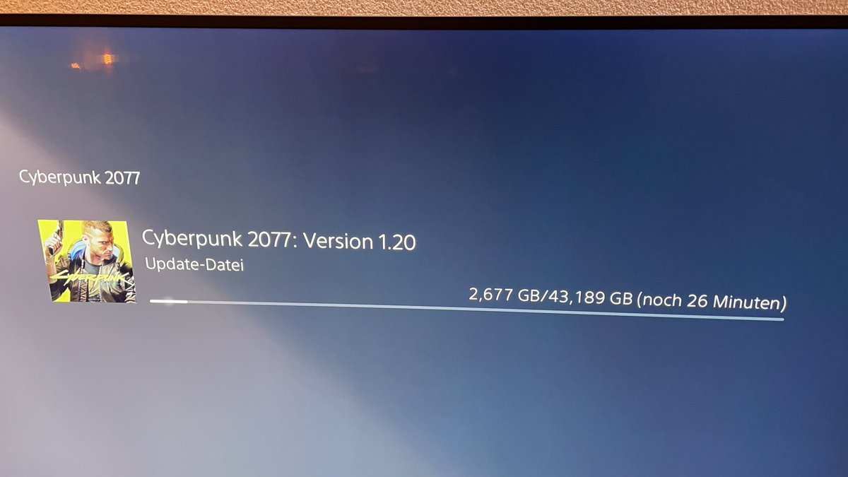 RamonSaladin's tweet photo. Da bin ich ja gespannt... lange darauf gewartet #Cyberpunk2077  #patch1.2 https://t.co/c6M0GoeMDA