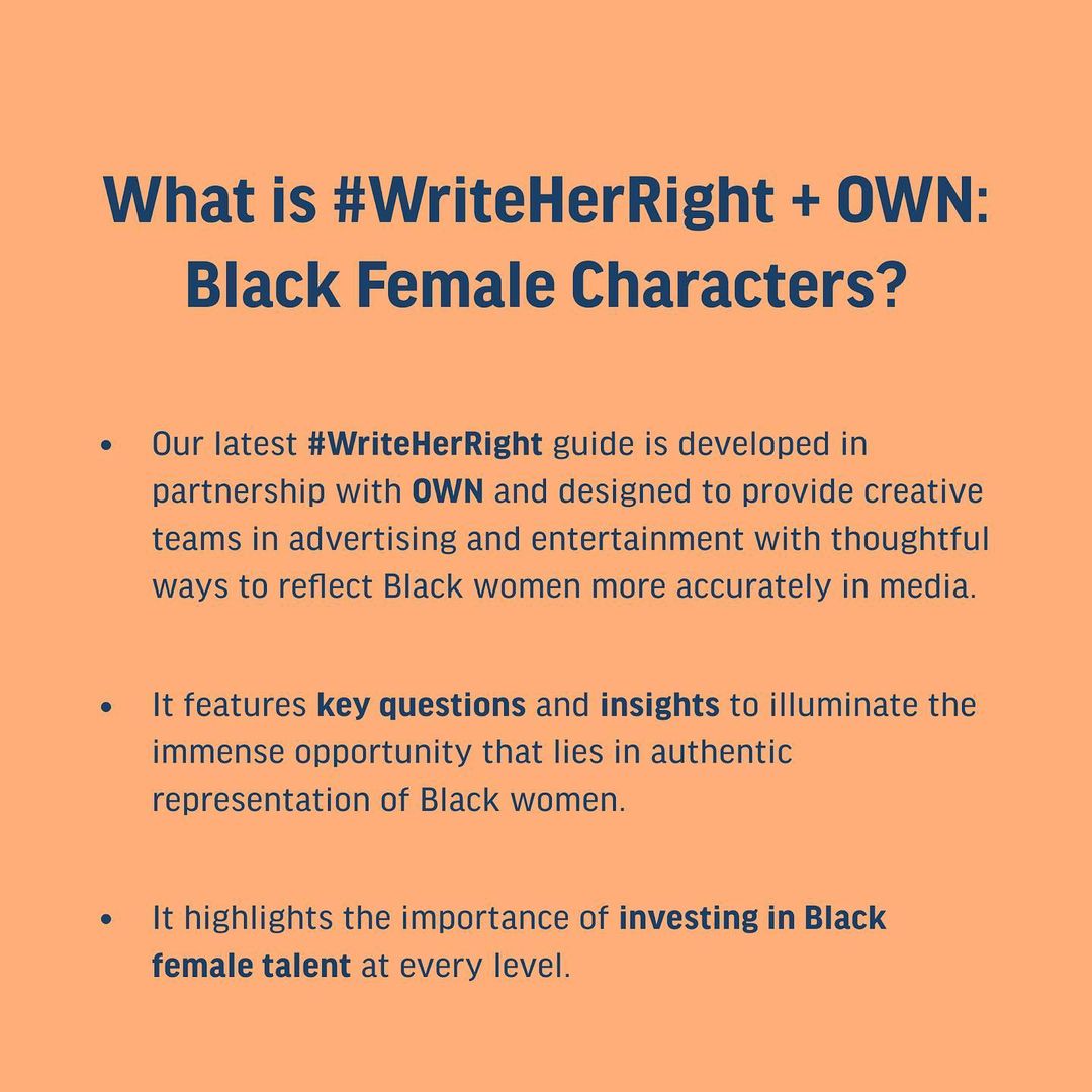 cdunye's tweet photo. We need more authentic depictions of women in our media! So honored to be a part of @seeherofficial and @owntv’s #WriteHerRight Storytelling Guide for Black Female Characters. Follow @seeherofficial for more about their incredible work.

Full guide: https://t.co/mqbwEYfCho https://t.co/bdpkOWCwbb
