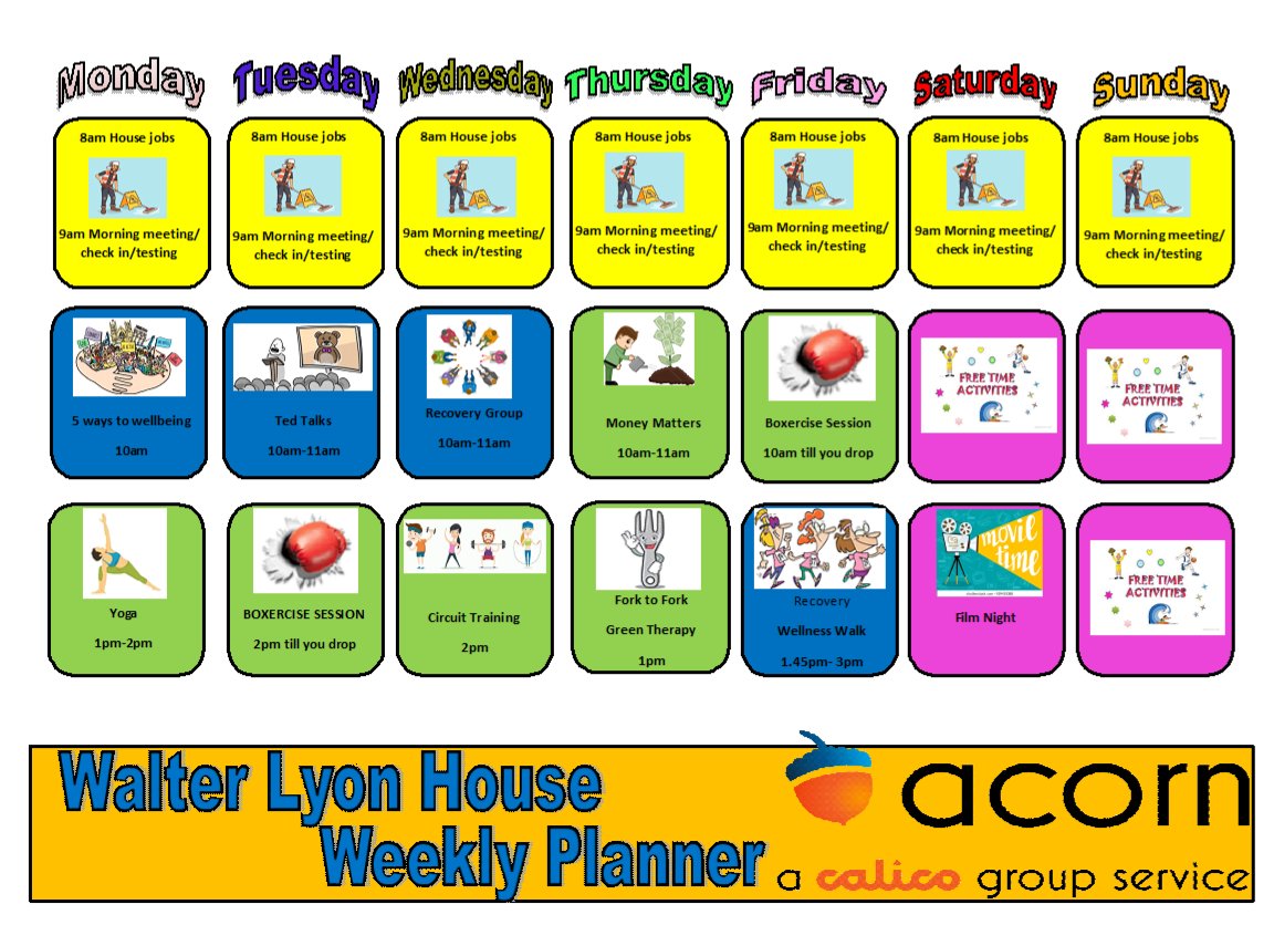 acornrecovery's tweet photo. Here is a look at our new structure for the next month.
Don’t judge each day by the harvest you reap but by the seeds that you plant. https://t.co/MQXr3QNrj8