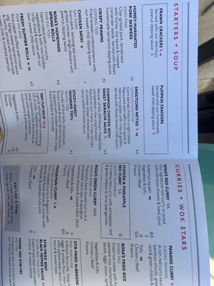 Jobeba on Twitter "ROSA’S THAI CAFE Greenwich (opened last Sat) 