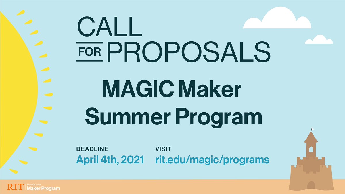We are excited to announce that @RockstarGames will be joining us again this summer to offer critique and mentorship to student projects in our MAGIC Maker Program @RITTigers. Deadline to apply is 4/4: rit.edu/magic/programs