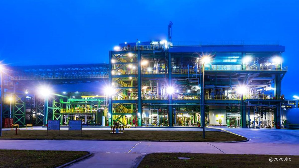 covestro's tweet image. Our Deacon chlorine plant in Caojing, China now has a twin: Deacon II. This increases the efficiency of the entire site and at the same time the sustainability of our chlorine production, as corrresponding CO2 emissions are reduced from over 150 to just over 9 kilotons per year.