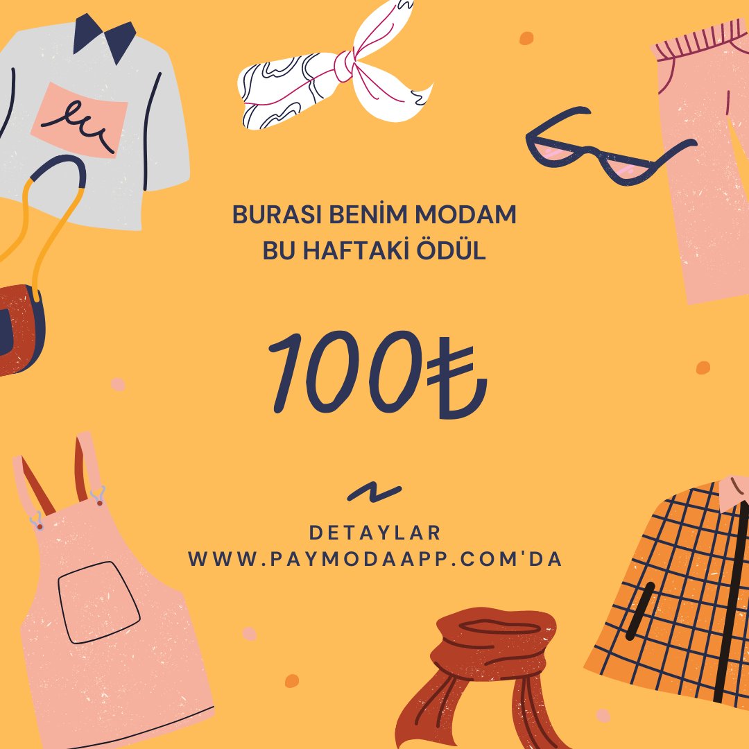 paymodaapp's tweet photo. PayModa Burası Benim Modam yarışması başlıyorr ! Bu haftanın ödülü tam 100₺ ! Yapman gereken tek şey kombinini bizimle web sitemiz üzerinden paylaşman. Daha sonra seni PayModa sosyal medya hesaplarımızdan paylaşalım. En çok beğeniyi alırsan ödül senin .
https://t.co/JpcGU6SUuG https://t.co/uiRpKKg3fU