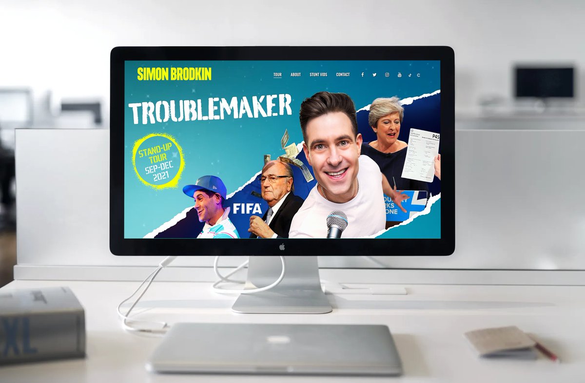 websiteright's tweet image. Really enjoyed working with Simon Brodkin on a brand new look to his website ahead of a long-awaited, much delayed, Covid-hit tour. The world-famous prankster is back!

Don&apos;t envy anyone in this industry trying to plan ahead with the constant changes!

simonbrodkin.com