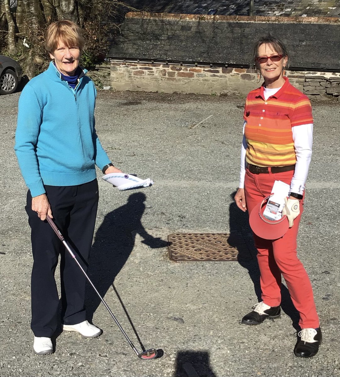 launcestongolf's tweet photo. No play for three months, no worries I’ll just take one stroke to complete the 15th. Well done Beth hole in one on golfs return. @launcestongolf #launceston #cornwall @PINGTourEurope #golfsreturn https://t.co/ylKM3MmAlM