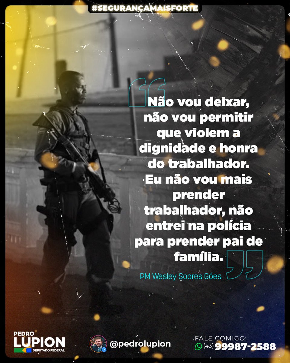 Não entrei na PM para prender pai de família, disse PM Wesley