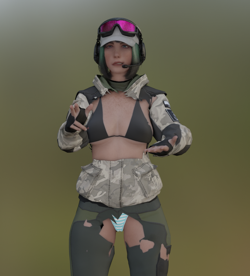DaydreamR6S's tweet photo. model Ela by @OkazakiModels 
how my works were shit and stayed the same
#R6S #Ela https://t.co/U8xTClNnCl