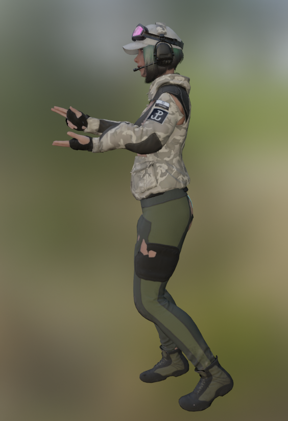 DaydreamR6S's tweet photo. model Ela by @OkazakiModels 
how my works were shit and stayed the same
#R6S #Ela https://t.co/U8xTClNnCl