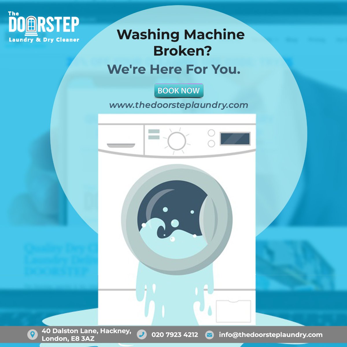 DoorStepLaundry's tweet photo. A broken washing machine shouldn't come between you and sparkling germ free clothes. Book your slot now and get 25% Off by using the Code Try25
Order Here: https://t.co/g3z2DzUylv
#collection #delivery #machinewash #leavethewashingtous #london #hackney #manchester https://t.co/ZrDk7qHRHM