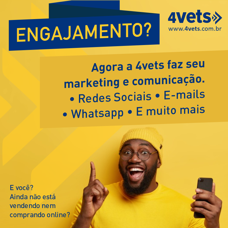 4vetsBR's tweet photo. ENGAJAMENTO?
Agora a 4vets faz seu marketing e comunicação.
Redes Sociais
E-mails
Whatsapp
E muito mais
E você?
Ainda não está vendendo/comprando online?
https://t.co/RZWbKeGSGu
#pet
#vet
#veterinarios
#veterinaria
#petshop
#startup
#4vets
#ecommerce
#b2b
#ecommerceb2b https://t.co/CbSu93tkOn