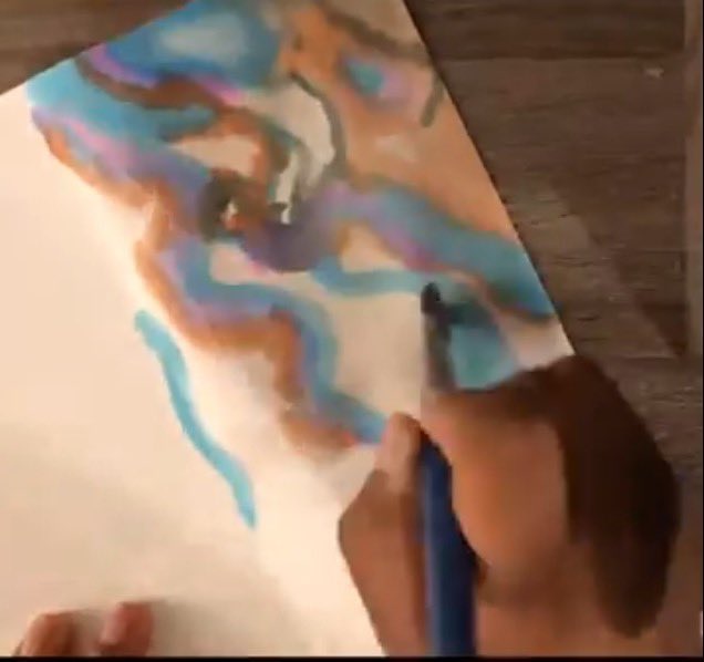 LooperArtClass's tweet photo. Check out this Art 1 student in action! Video in the link: 

https://t.co/LoSkCf13fJ https://t.co/jXCO0ToTGl