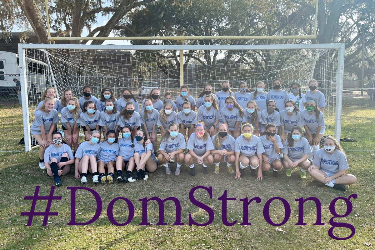 AMHSgirlssoccer's tweet photo. This week is #DomStrong week around @SCSoccer.  We don’t play this week so we got together with @battlingbishops to honor @DominicWren1. We are rivals on the field but came together to show our support for Coach Wren! Get well soon coach! @schssca @LloydsSoccer @NHS_Soccer_2017 https://t.co/JWrUK4GEpd