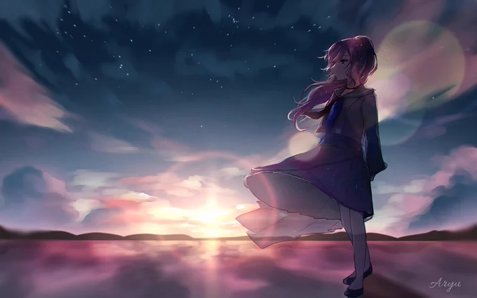 #prsk_fa 
プロセカハーフアニバーサリーおめでとうございます!
ニーゴ中心にfaたくさん描いた半年でした 
