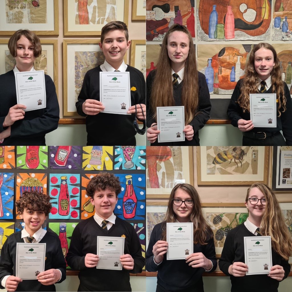 Congrats to our most recent 'Stars of the Week' for showing excellent effort and dedication to their studies. Well done to Finley, Tayden, Hattie, Tabetha, Camille, Mikey, Chloe, Hugo, Felicitee, Lorna, Tabitha, Isabelle, Cerys, Caitlyn, William and Alfie. We are proud of you all