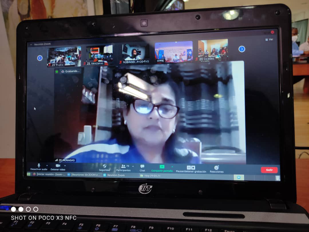 Fundabit_'s tweet photo. Videoconferencia con los Jefes y Jefas de Zonas Educativas, se adiciona la estructura del Congreso de Bicentenario de los Pueblos del Sector Educación. Lugar: Salón Simón Bolívar del @MPPEDUCACION @psuvaristobuIo #SomosFundabit #29DeMarzo #CuidateDeLaCovid19 https://t.co/5iRlqgmWNq