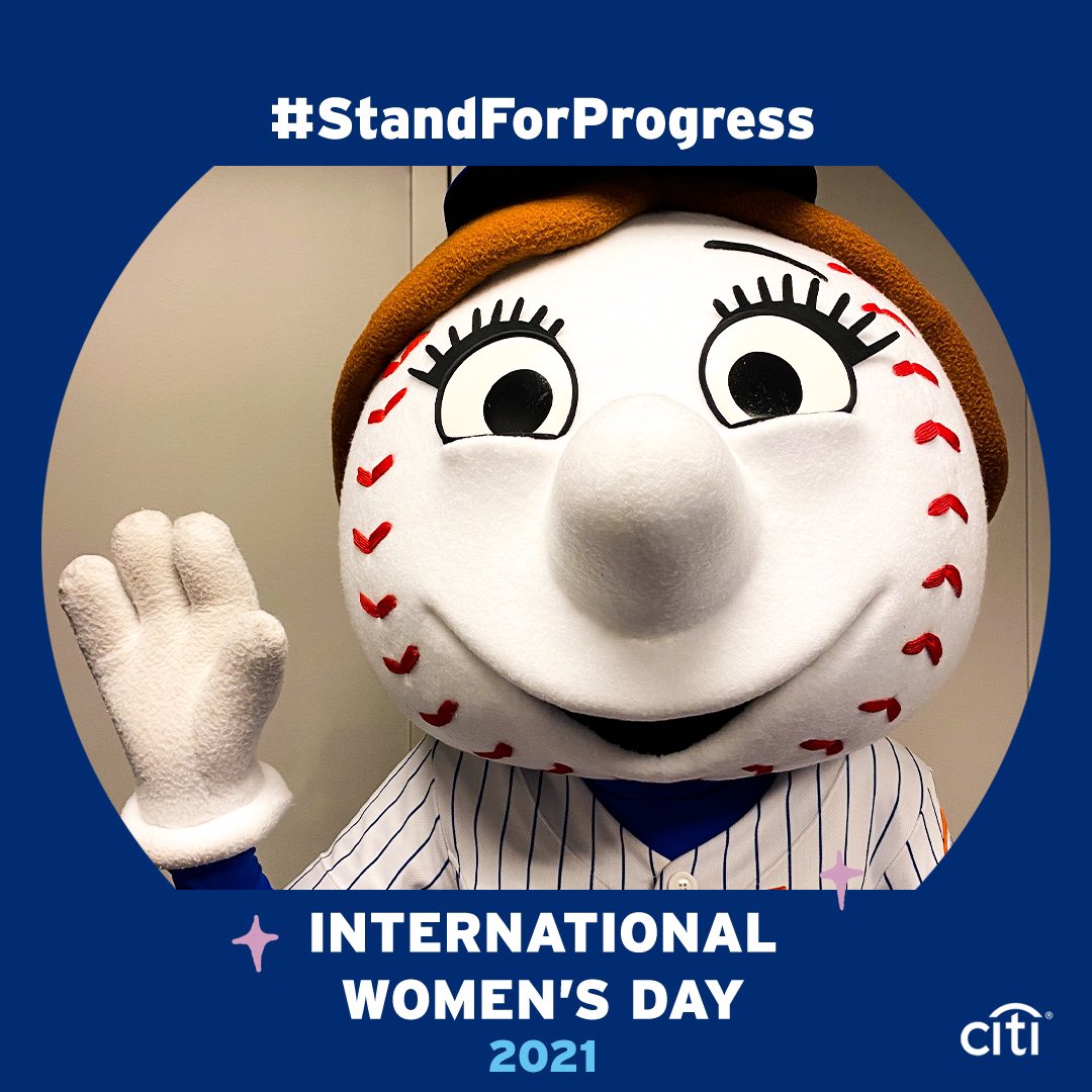 mrsmet's tweet photo. As a part of the work and efforts of @Citi throughout International Women’s Month and on #IWD2021, I pledge to help more young girls break into the baseball industry and follow their dreams #StandForProgress https://t.co/fezSiNpo1B