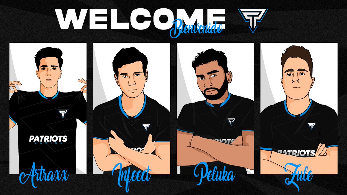 AtomFortnite_'s tweet photo. #CALLOFDUTY💥
Estos serán los guerreros de #COD que nos representarán en el ultimo split de la #Challtowin Vamos a por todas!🔥
👤 @ArTraXx_
👤 @Infeeectado
👤 @kyriepeLu
👤 @ZulesTears
💙#Neverbackdown #Gopatriots #PatriotsCOD 💙 https://t.co/I6p8OTMWQ3