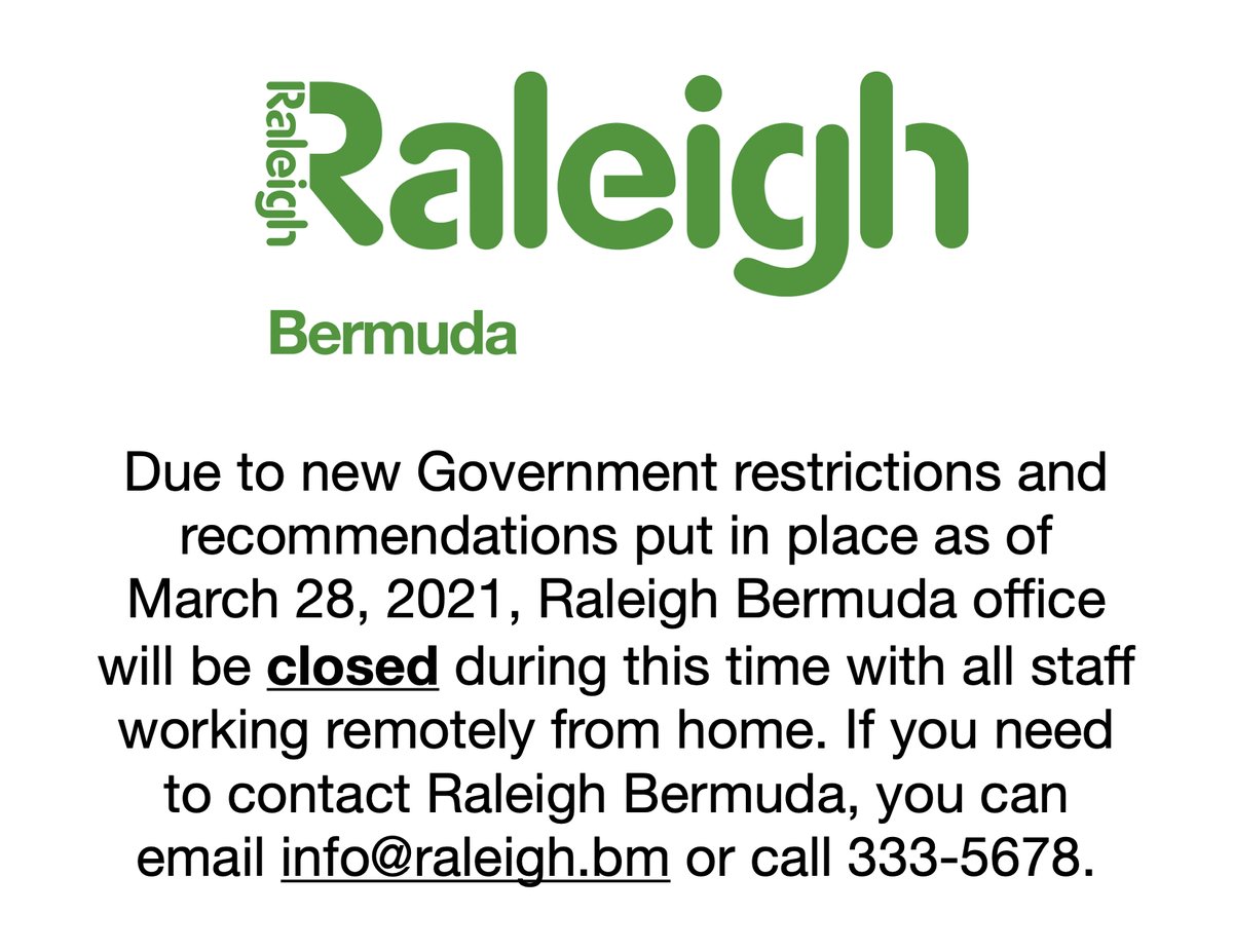 Raleigh Bermuda tweet media