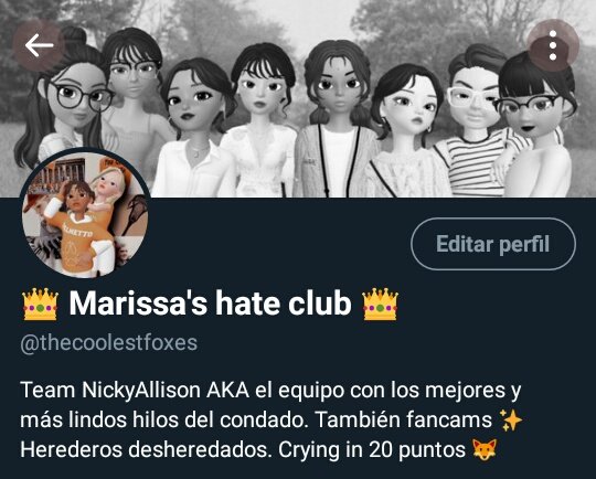 thecoolestfoxes's tweet photo. Nosotros as @allisonreyna07 y @Nickyeltrolo 👑🌩️

Quedamos desheredados por ser segundos pedazos de mierda inservibles https://t.co/qLTfs0hgGv