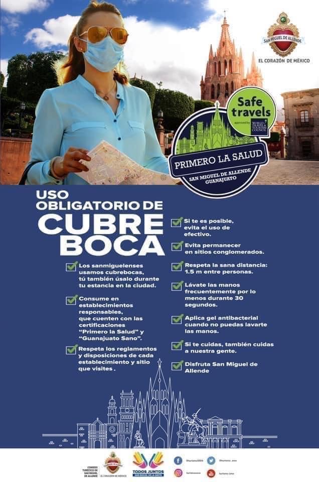 CCE_SM_AC's tweet photo. Hoy inicia la semana mayor o semana santa, los empresarios sanmiguelenses invitamos a los visitantes a tomar las medidas pertinentes para evitar una nueva ola de contagios, aquí algunas recomendaciones emitidas por el gobierno municipal. Felices vacaciones!!!! ⁦⁦@GobSMA⁩ https://t.co/PwxGpguuMq
