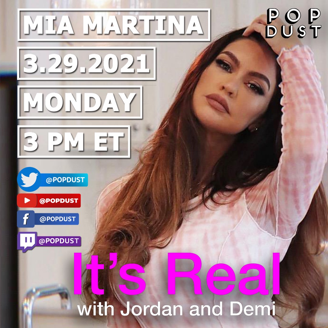 Join my client multi-platinum international artist @miamartina as she interviews with @popdust to speak about her new book "Boss Up Your Life today at 12pm PST / 2pm CST.