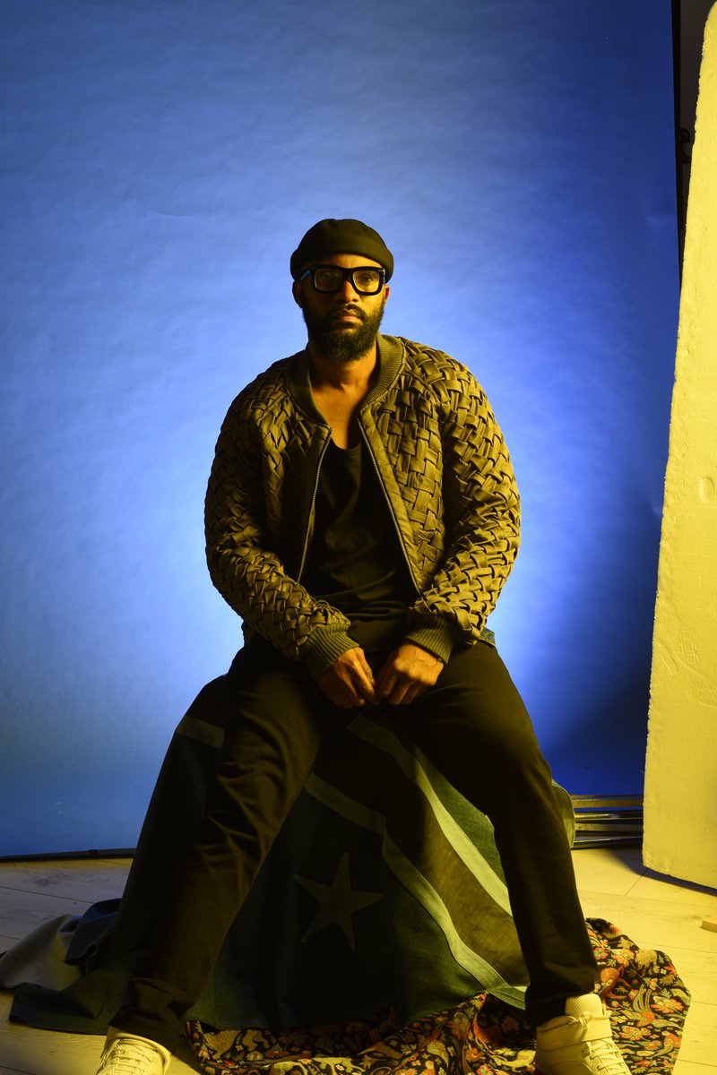 Uchawiworld's tweet photo. @fallyipupa01 wearing the Military #Masusa Bomber #madeinAfrica https://t.co/PHEFDWe0vS