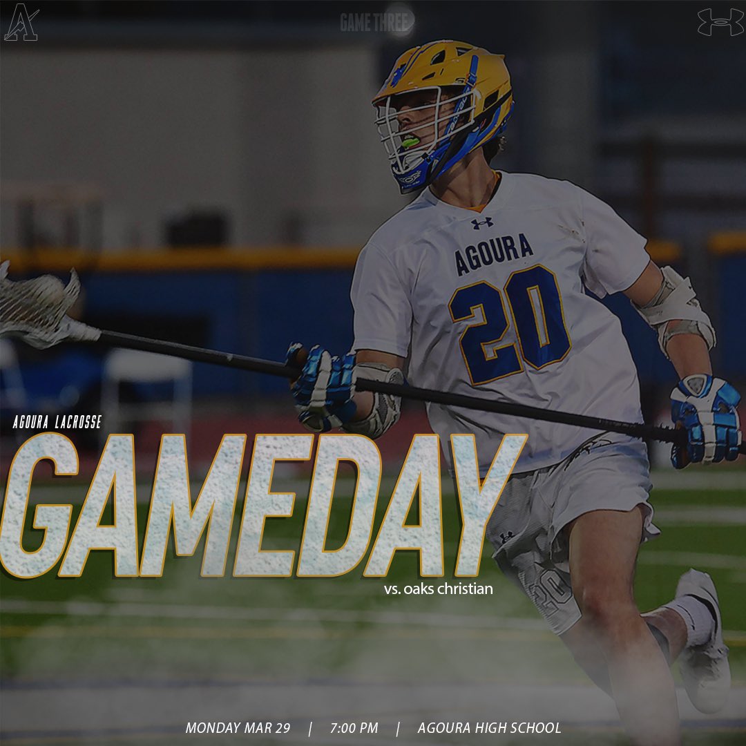GAMEDAY

2021 || GAME THREE

Agoura vs. Oaks Christian
7:00 PM @ Agoura High School

#gochargers ⚡️