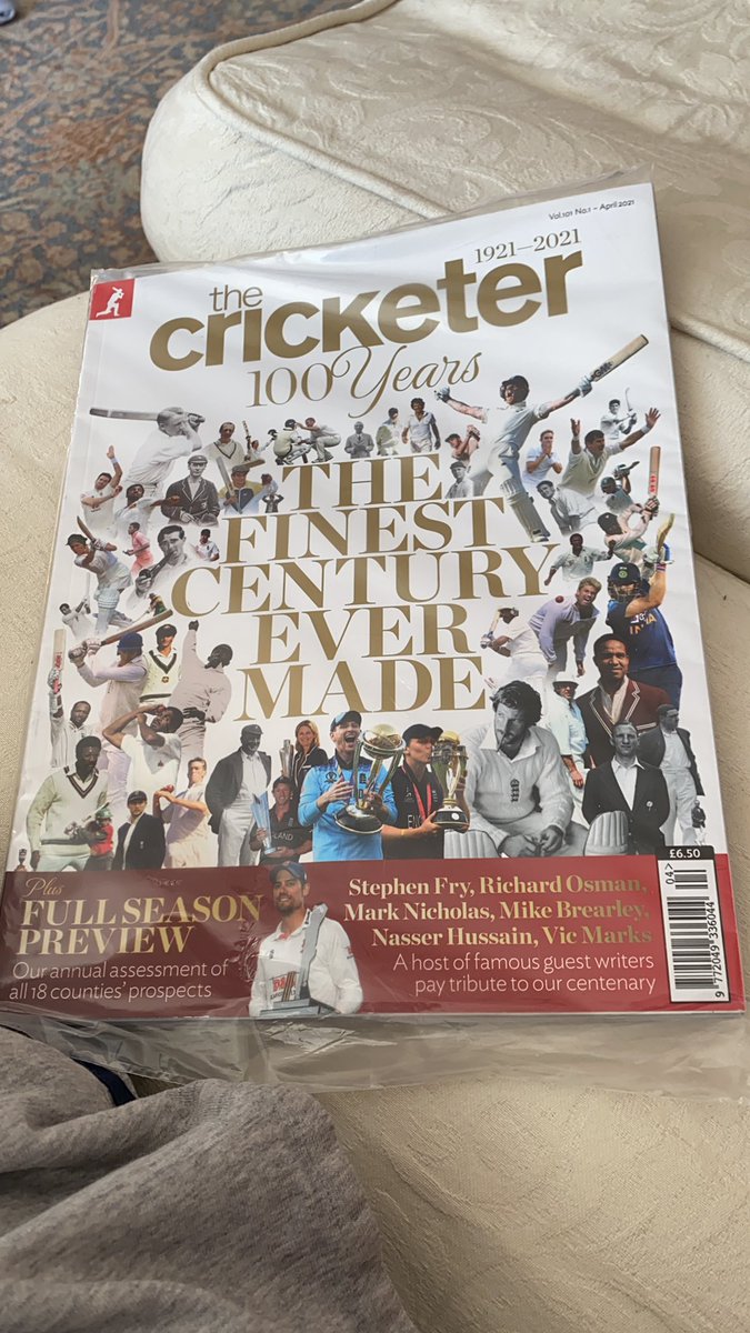 ColdharbourLib1's tweet image. Someone must be after my own heart as I was sent this through the post 😍 #howzat #TheCricketer finest century ever made I’d say @shaihope match winning knock against England in 2017 👌🏾