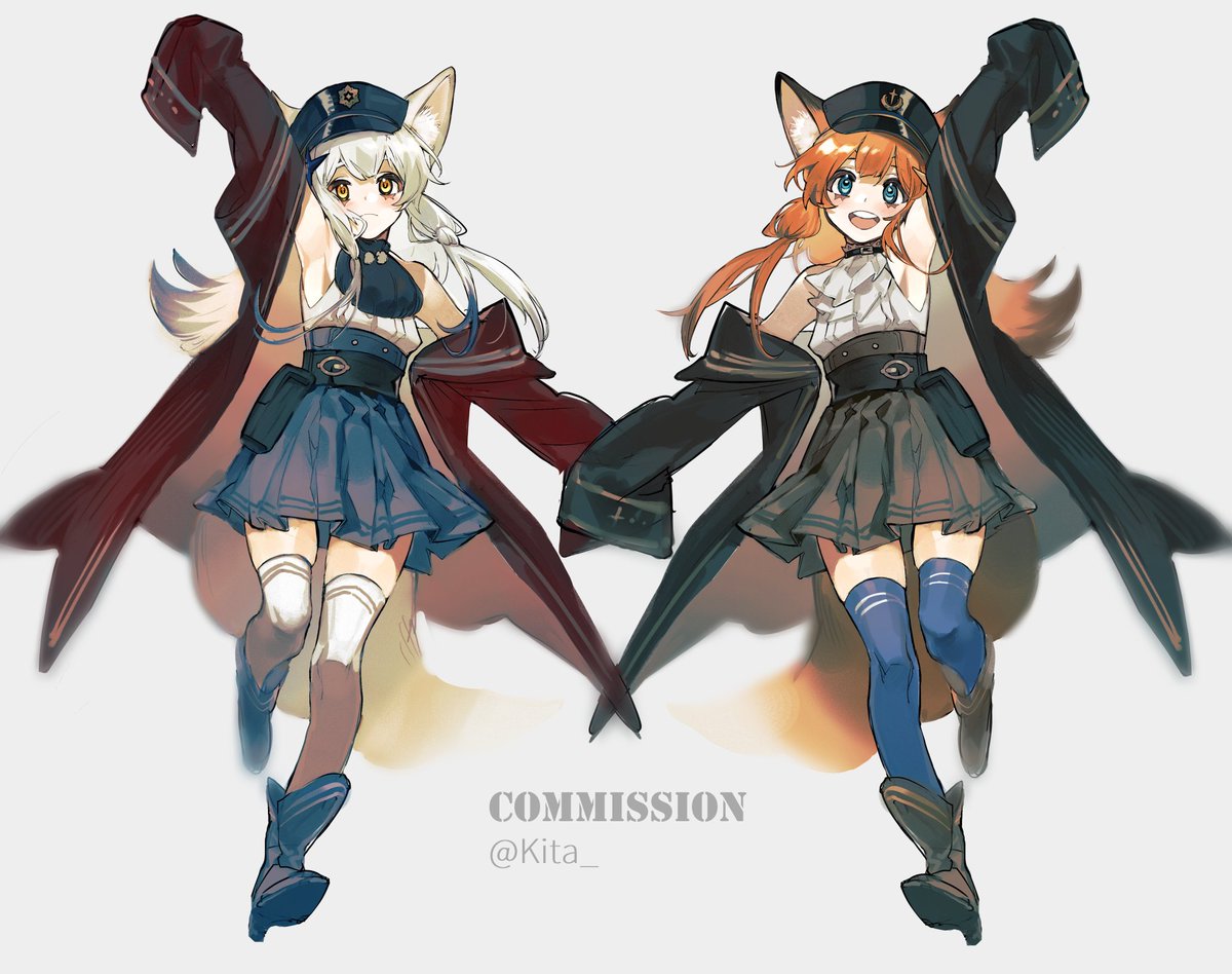 注水透 على تويتر 橱窗画了别人家很可爱的双子