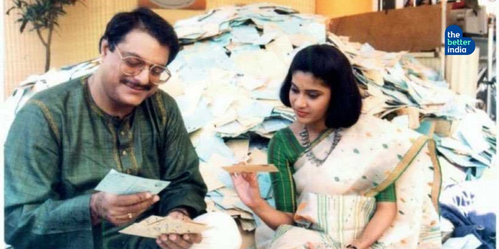 #DidYouKnow In 1993, India Post introduced 'Contest Postcard', when Siddharth Kak's TV show 'Surabhi' received 14 lakh letters in 1 week!