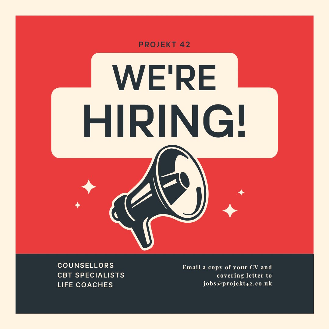 We’re extending the mental health team. We are looking for person centred, CBT, psychodynamic counsellors + new life coaches! Employment and contract opportunities available. 

#newjob #leith #Edinburgh #mentalhealth #jobs #Sheffield #Glasgow
