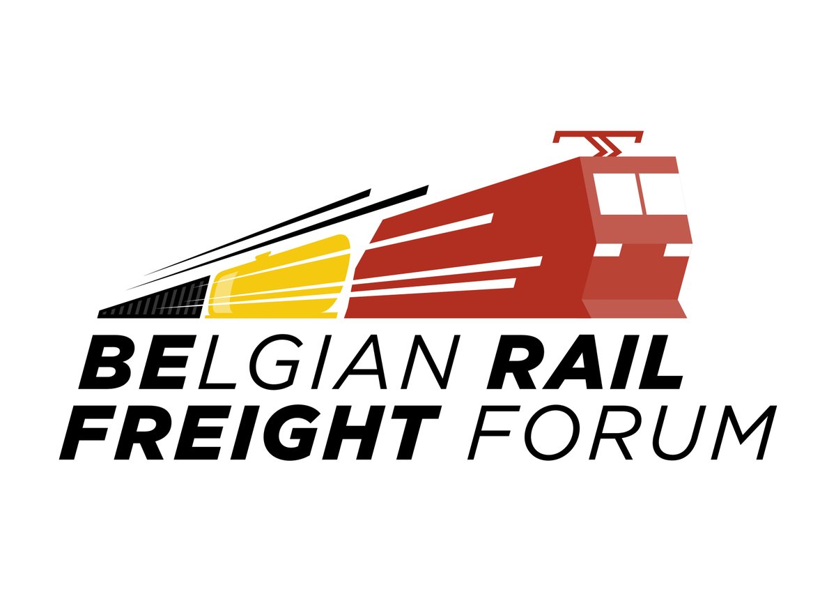 RailFreightBE's tweet photo. Vracht uit de files en naar het #spoor halen, dat is ons doel. Voor klimaat, voor #mobiliteit, voor gezondheid. 

Wij zijn trots op onze ambitie om het aandeel spoorvracht tegen 2030 te verdubbelen. En met diezelfde trots presenteren we vandaag ons nieuwe logo! https://t.co/oReWCB5fcD