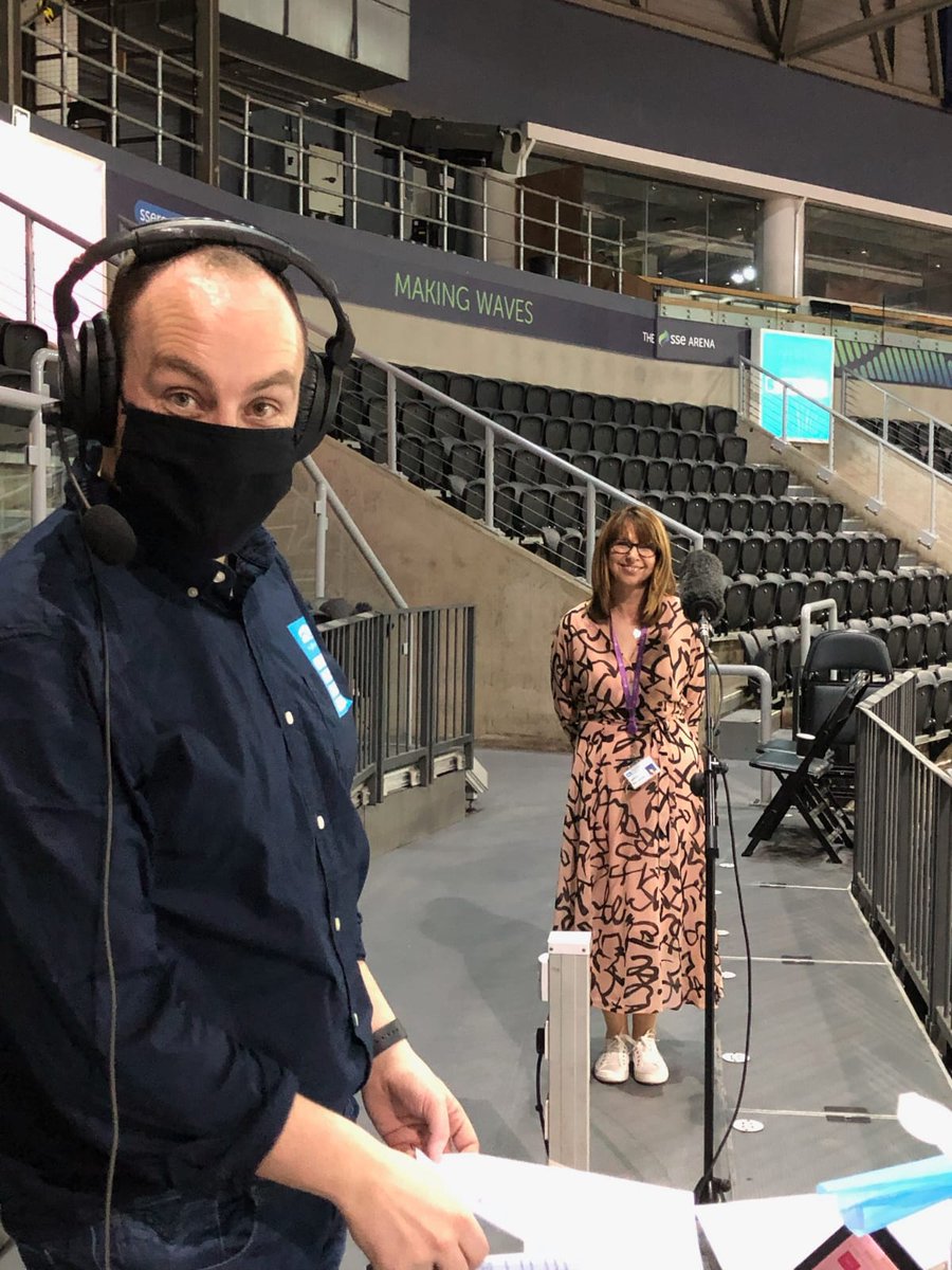 Tanya Daly is the Vaccine Centre Manager at the mass vaccination centre @SSEBelfastArena. She tells @newsdeclan 'a lot of people haven't been out of the house for a year, we want to make sure they feel safe here.' Listen in: bbc.in/3w6SJCJ