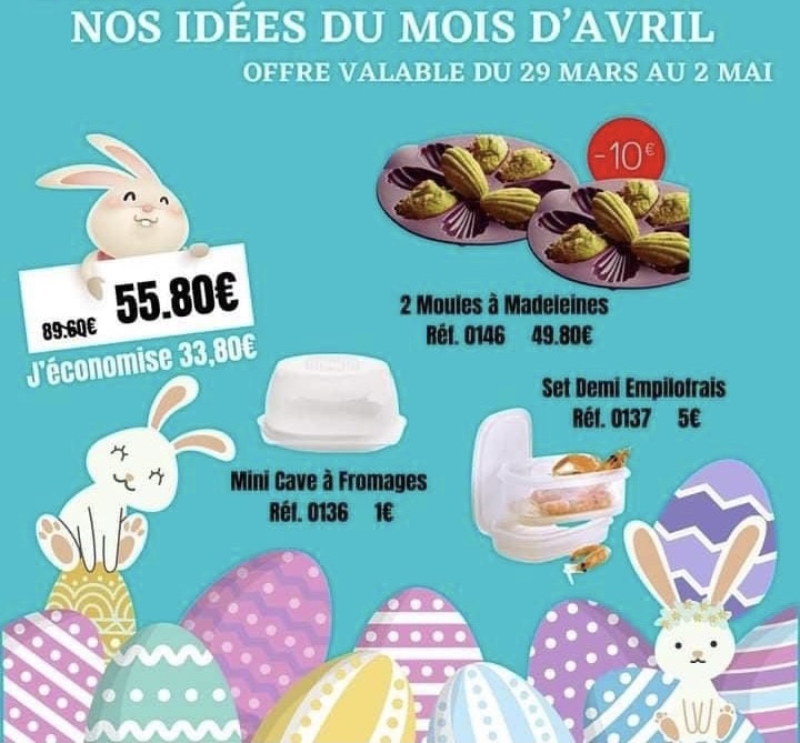 Deb45Tupp's tweet photo. Le lapin 🐇 de Pâques 🐣  vous propose ses promotions ☺️
Contactez moi pour tout renseignements 
Je serai ravie de vous répondre 😊 https://t.co/9IDmq9bqDt