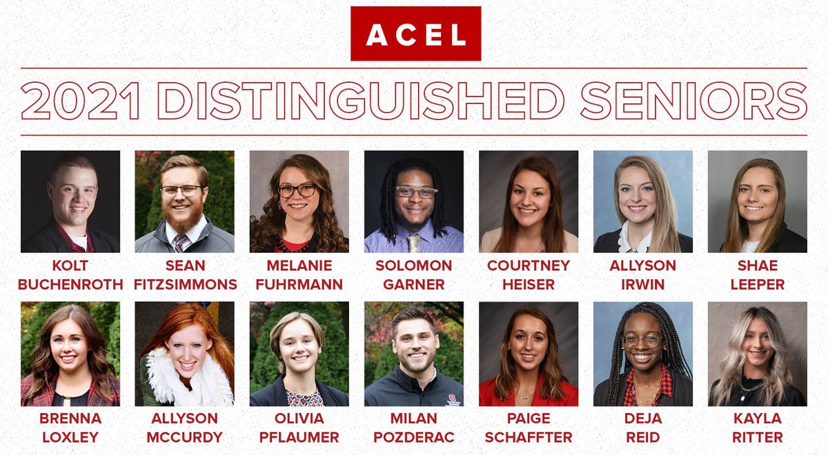 ACELatOSU's tweet photo. We are excited to announce the 2021 ACEL Distinguished Seniors!

These students were selected by the faculty of the department for their excellence both in and out of the classroom. 

Congratulations to these seniors! 👏 👏 👏 

#ACELatOSU #CFAES #TeachAg #CommLdr #AgComm https://t.co/qEbLVejxcd
