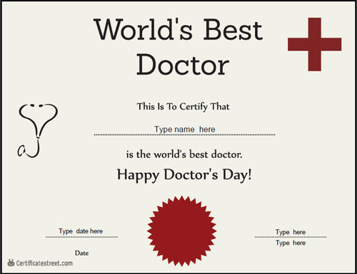 CertificateSt's tweet photo. Put hardworking doctors in the limelight on #DoctorsDay! Let us not forget how important diligent doctors are today in our society.  Appreciate your doctor at your nearest clinic with this tailor-made award. https://t.co/xBFFARskoB https://t.co/r3DILjhq54