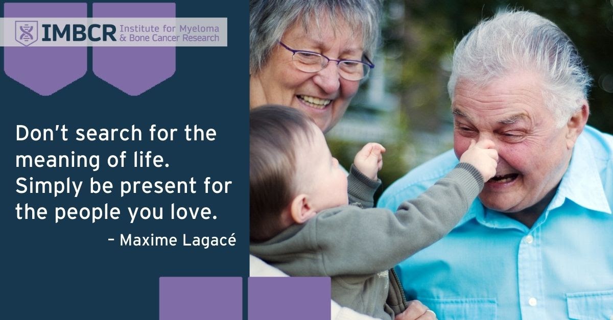 ImbcrR's tweet photo. Give your time and energy to spending time and being present for those that you love. That's how you #liveyourbestlife. 
#MondayMotivation 

#myeloma #myelomaresearch #cancerresearch #bonecancer #donate #IMBCR #cancersurvivor https://t.co/gTXQH1Lc6D