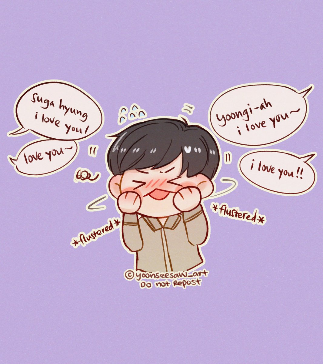 a flustered dumpling ? #SUGA 