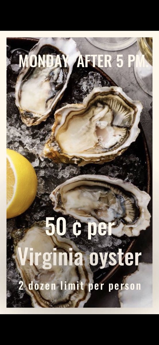 Duet_Restaurant's tweet photo. We invite you to oyster night today! 

#Millbasin #MySecretNYC #BREAKING #Duetrestaurant  #BrooklynTogether  #dinnertime #EatLocal #BergenBeach #MarinePark #Food #BrightonBeach #NYCrestaurant #timeoutnewyork #AllinNYC #localbusiness #NYCrestaurant #NewYork #Brooklyn #NYCdiner https://t.co/ioSjoeZMnT