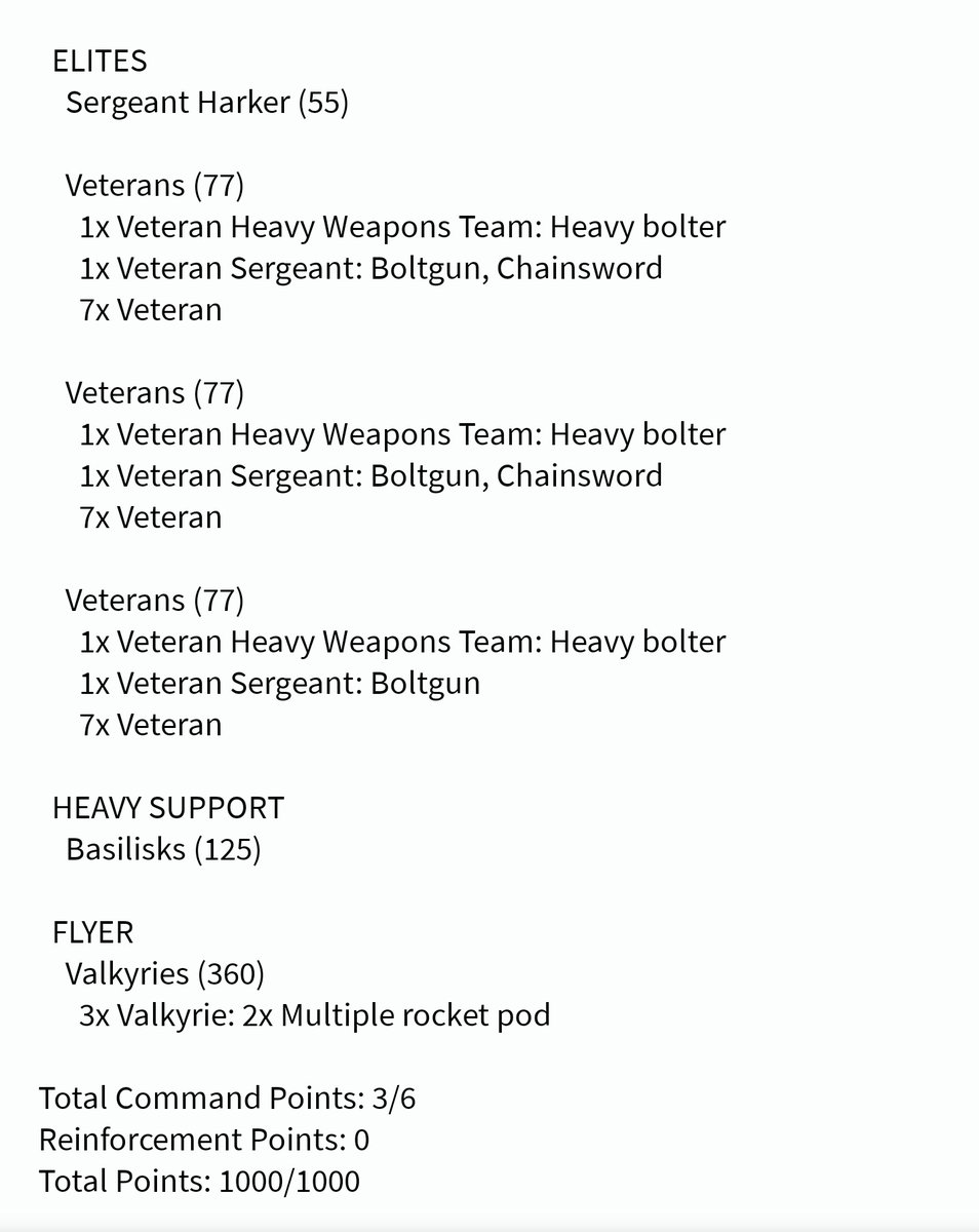 calbrown1985's tweet photo. An idea for an small catachan Air cav force with light artillery support.
#40kbattleforge https://t.co/v0rhVCItT8