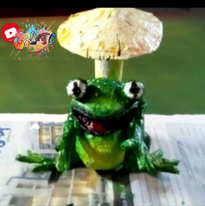 ICrafto's tweet photo. Only paper made Frog. If you want to made this then follow my youtube channel Crafto.  Click the link👇👇👇
https://t.co/EGZERYRVSF
#paperwork #paperfrog #craft #crafto #indranicraft https://t.co/N6RqJcRiXF