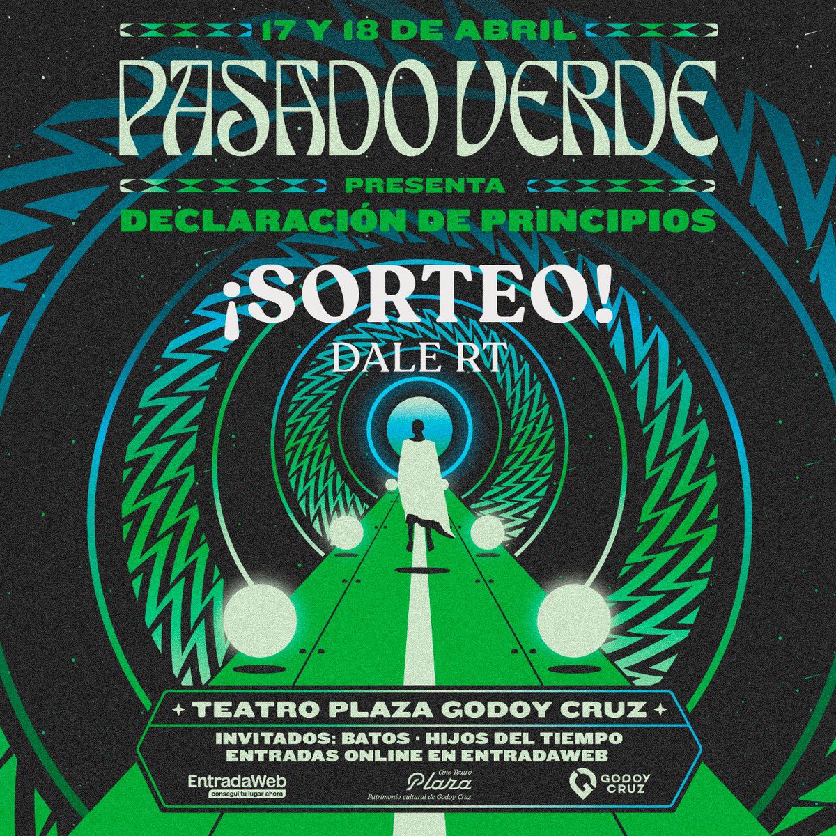 pasado_verde's tweet photo. Sorteamos dos pares de entradas para la presentación oficial de Declaración de Principios! Rt para participar! 🔥 https://t.co/TzplSiEwVC