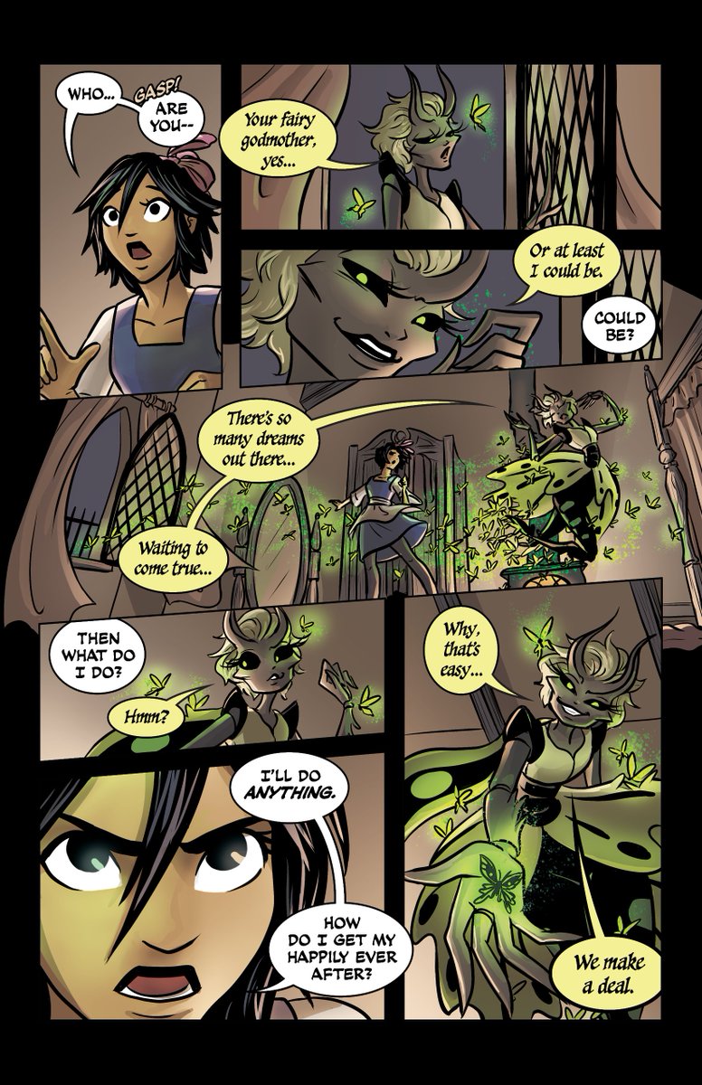 boundlessbard's tweet photo. Hey #VisibleWomen!

I'm Samby, &amp; I make comics featuring BADASS WOMEN.

My current project is "Daughters of Grimm", a coming of age comic about 5 young women becoming heroes in the world of fairytales.  But I'm also available for commissions and contract work!

Links in thread: https://t.co/wLPHoSld8Y