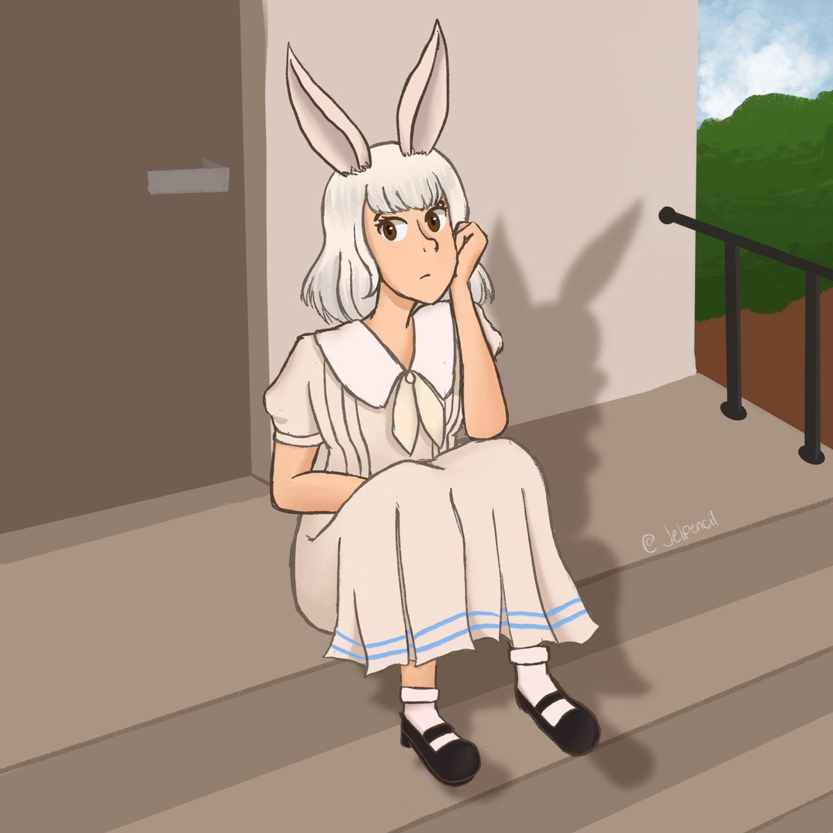 jellyrat_'s tweet photo. Finished #BEASTARS season 2 over the weekend so I drew my fave bunny girl, Haru 🐰💓 https://t.co/7e8IpONPQr