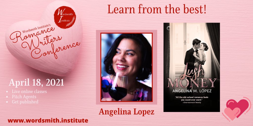 wordsmithinst's tweet photo. Meet the Presenter: Angelina M. Lopez~

Angelina M. Lopez has been writing professionally her whole life: first as a journalist for an acclaimed city newspaper, then as a freelance magazine writer, and now as a romance author. @AngelinaMLo 

#writerslife #conference #RomanceNovel https://t.co/z7EoGwOAO3