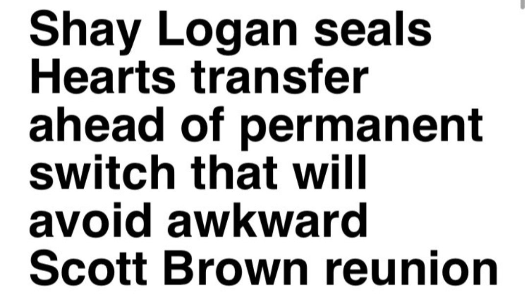 Jambovoice511's tweet image. Shay Logan is set to become a Hearts player club are gonna announcement on here soon me thinks 🇱🇻

If so I reckon Halkett and Mikey will be together at Centre Half 

#hhgh #neilsonout