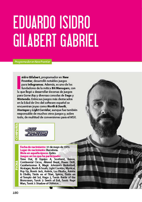 retroadicto's tweet image. RT RetromaniacMag: RT @GamePressEd: Isidro Gilabert (@isidrogilabert) y Alberto «McAlby» (@alberto_mcalby), dos de los mejores integrantes de #Newfrontier (y #BitManagers), nos cuentan los entresijos de este mítico estudio en «Un Pasado Mejor: Memorias d…