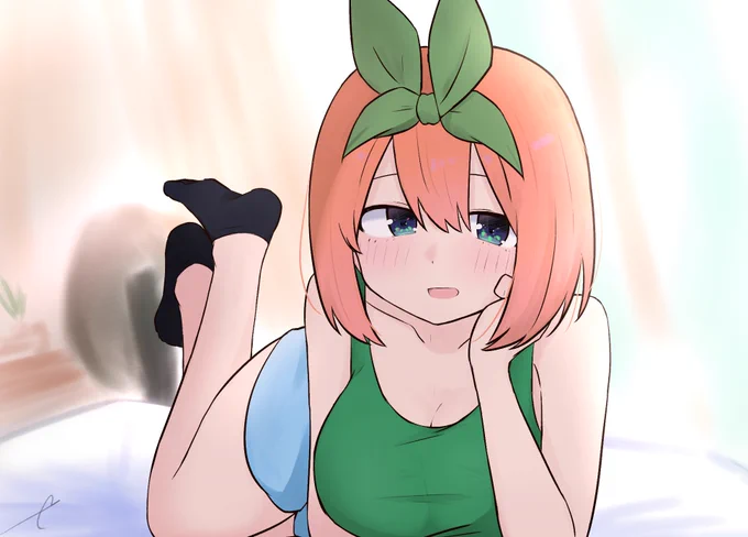 「やっと起きた」 