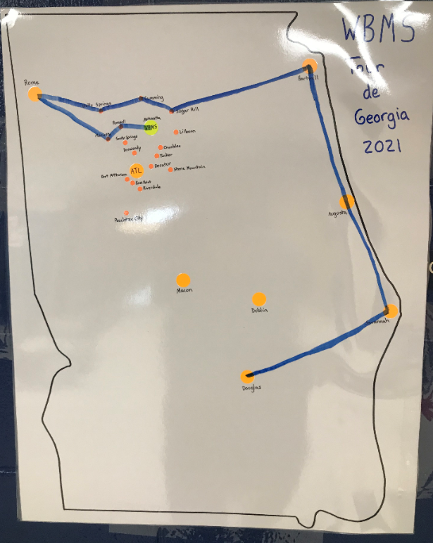 PeWbms's tweet photo. Tour de Georgia - Week 4 - 592 Miles 
#staffwellness #wearemoving #webbway https://t.co/TwuAHO2kfq