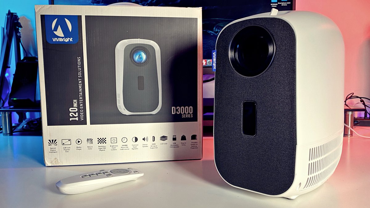 ChigzTechReview's tweet photo. NEW VIDEO: VIVIBRIGHT D3000 1080P LED Projector - 8000 Lumens - Under £100 - PS5/XBOX 120" Big Screen Gaming ▶️ https://t.co/H7CCQZKNuS
---
#VivibrightD3000 #1080pLEDProjector #PS5Projector @VivibrightGROUP #BudgetProjector https://t.co/OAv1ISp7Jr